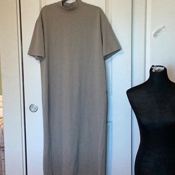 Zara olive green  Knit Dress L - Picture 1 of 10